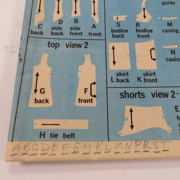 Simplicity 5027 Clothing Pattern Bathing Suit, Shorts, Cover up - Picture 6 of 10